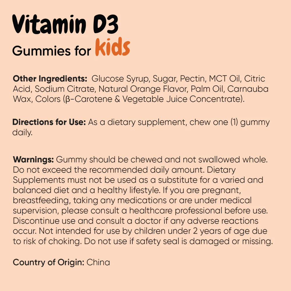 Vitamin D3 Gummies