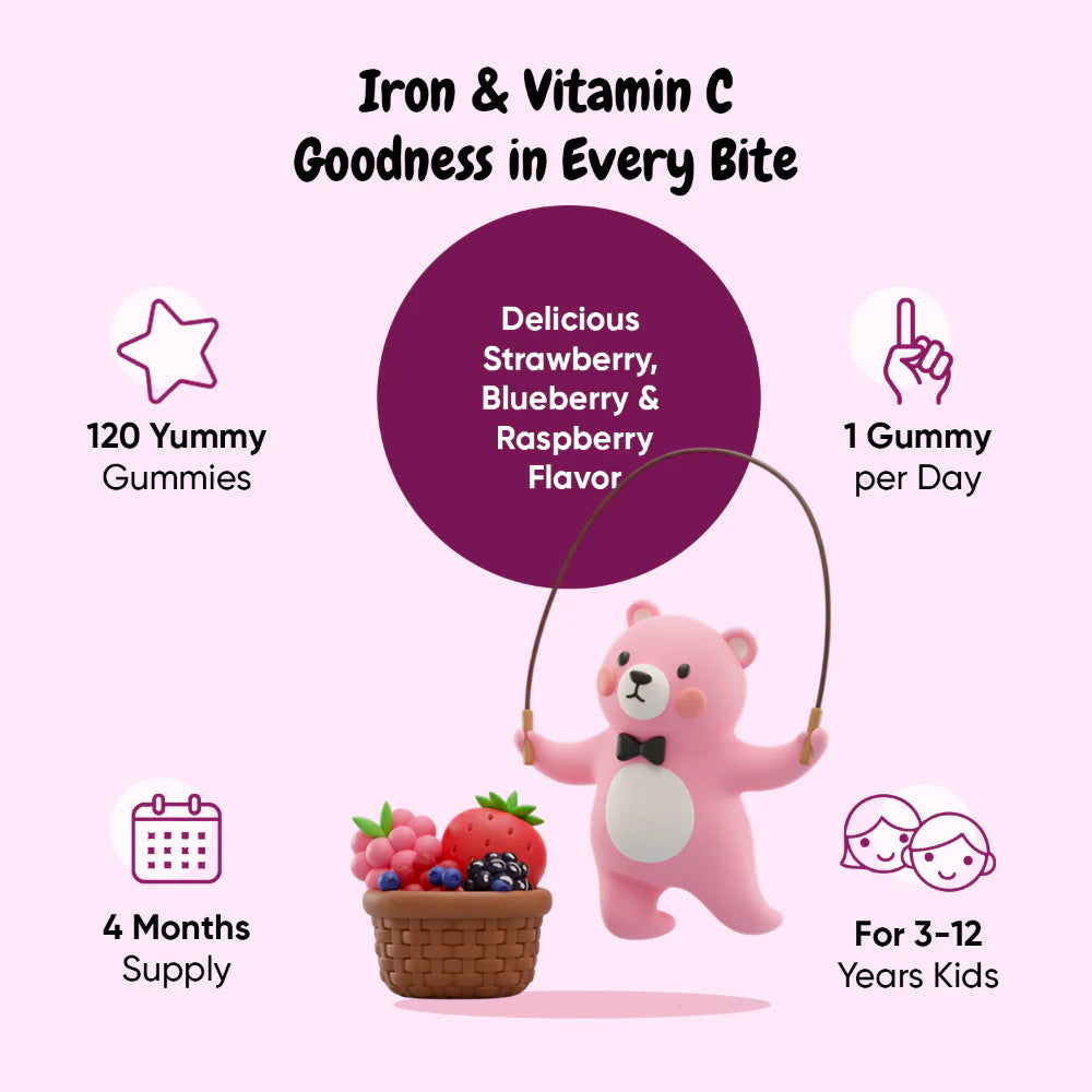 Iron & Vitamin C Gummies for Kids