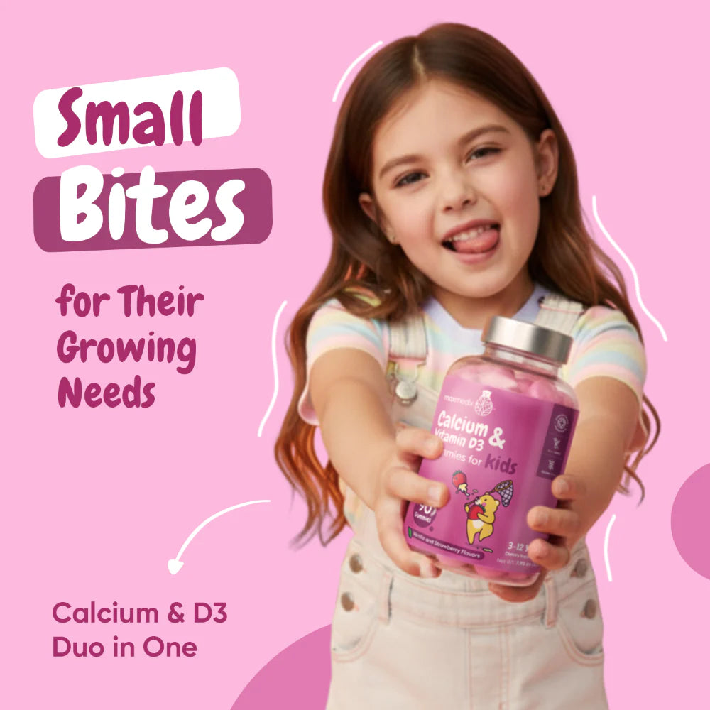 Calcium and Vitamin D3 Gummies for Kids