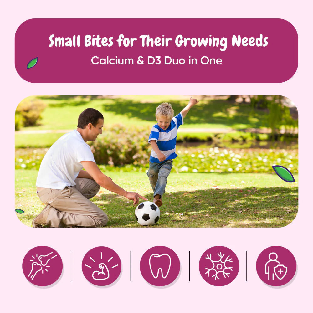 Calcium and Vitamin D3 Gummies for Kids