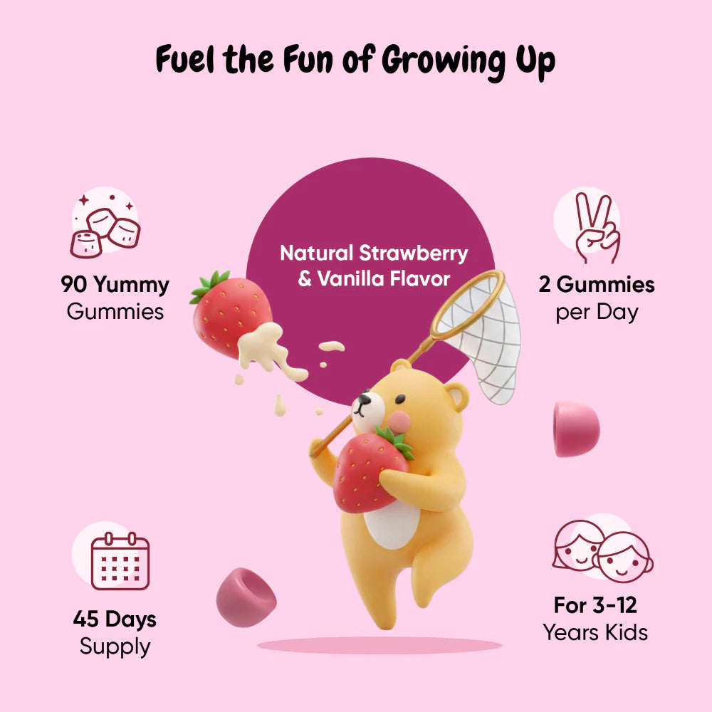 Calcium and Vitamin D3 Gummies for Kids