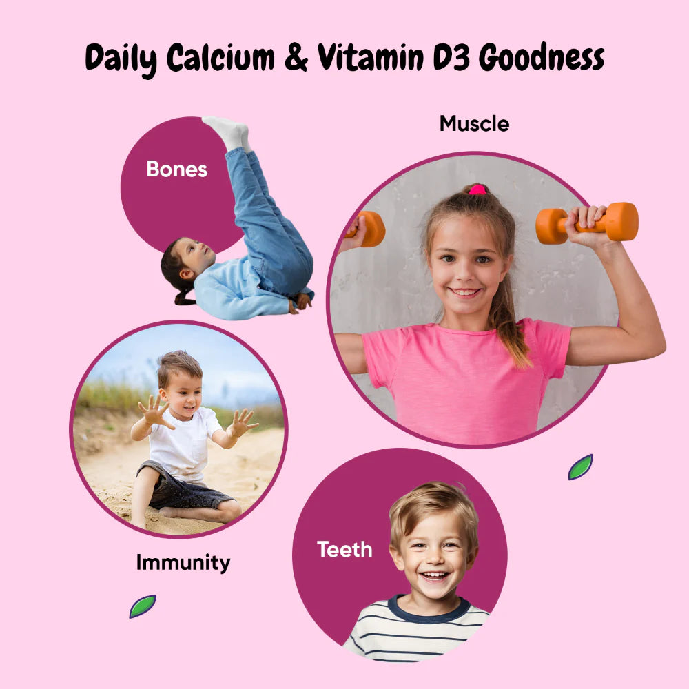 Calcium and Vitamin D3 Gummies for Kids