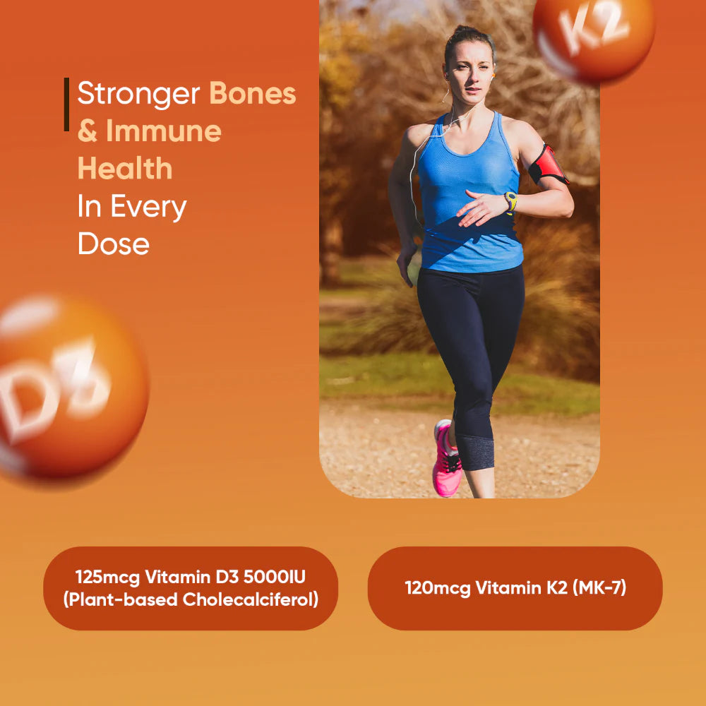 Vitamin D3 + K2 Capsules