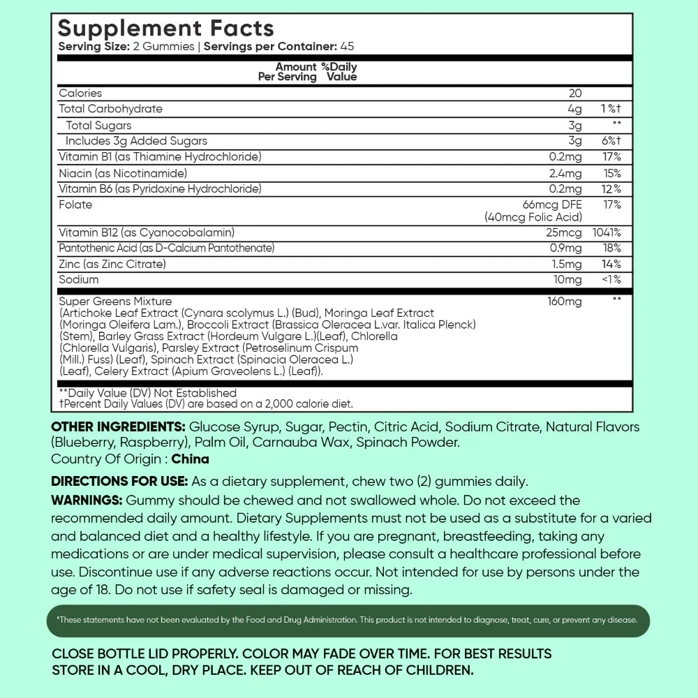 Super Greens Gummies