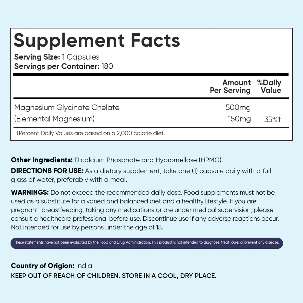 Magnesium Glycinate Capsules