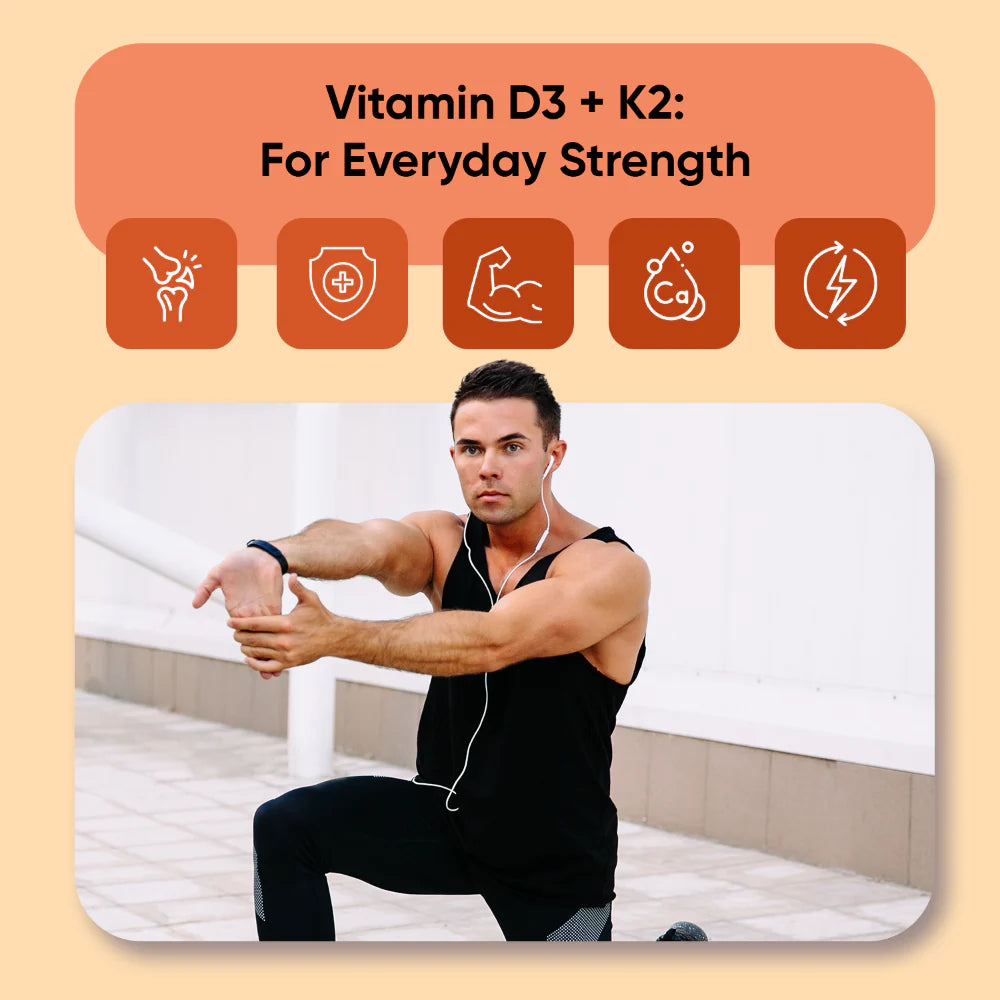 Vitamin D3 + K2 Capsules