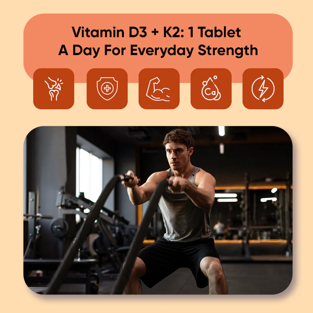 Vitamin D3 + K2 Tablets